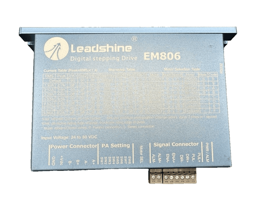 LEADSHINE EM806 EM806PBF DIGITAL STEPPING DRIVE - KLR Automation