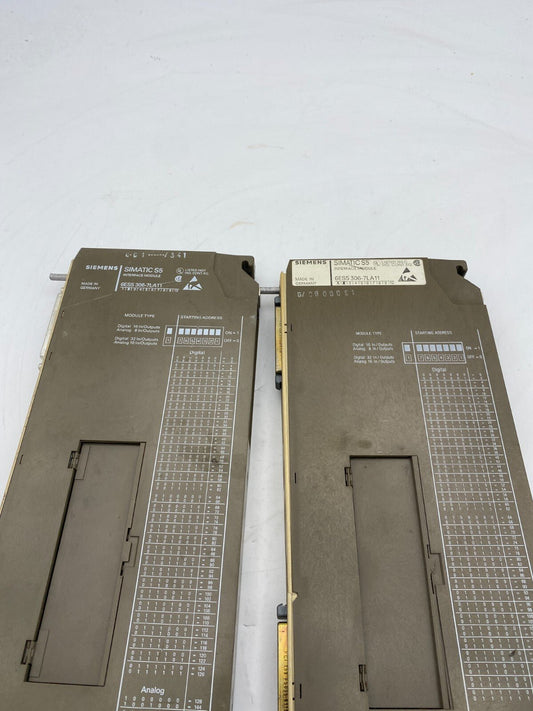 2pc x Siemens 6ES5 306 - 7LA11 Interface Module - KLR Automation
