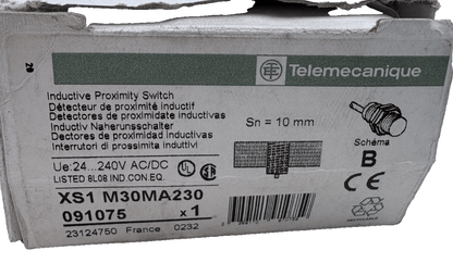 TELEMECANIQUE DETECTEUR DE PROXIMITE XS1 M30MA230 10mm x1 - KLR Automation