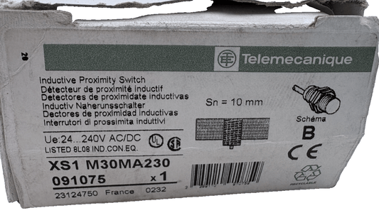 TELEMECANIQUE DETECTEUR DE PROXIMITE XS1 M30MA230 10mm x1 - KLR Automation