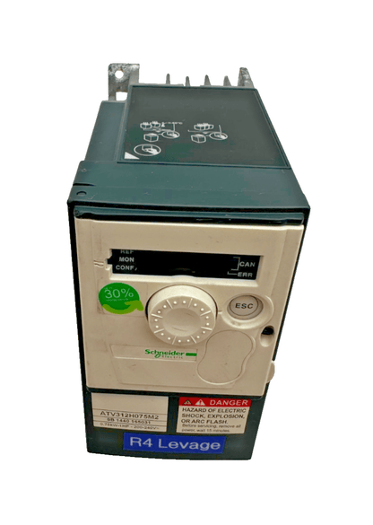 SCHNEIDER ELECTRIC ATV312H075M2 0.75kW 1HP 200 - 240V V5.1IE54 INVERTER - KLR Automation