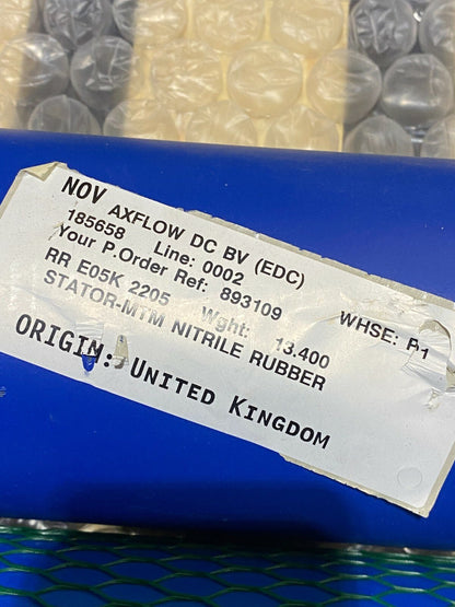 RR E05K 2205 STATOR - MTM NITRILE RUBBER AXFLOW DC BV EDC - KLR Automation