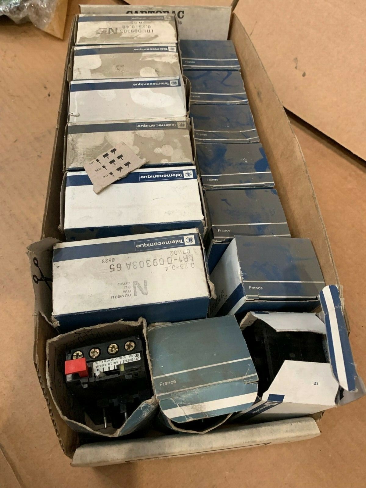 1 x Telemecanique LR1D09303 Thermal Overload 0.25 - 0.40A 600V - KLR Automation