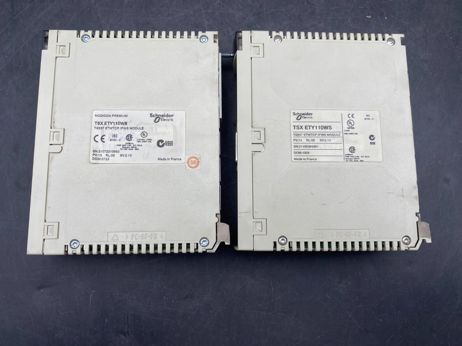 1x SCHNEIDER ELECTRIC MODICON  TSX ETY110WS TSX57 ETWTCP IPWS MODULE PV13 RL09