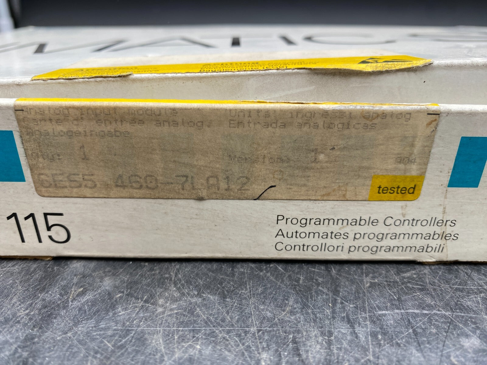 SIEMENS SIMATIC S5 6ES5460-7LA12 CARTE D'ENTREE ANALOG