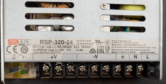 MEAN WELL RSP - 320 - 24 100 - 240VAC 4A POWER SUPPLY - KLR Automation