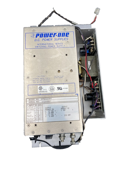 POWER ONE SPM3A2M4 SWITCHING POWER SUPPLY + CSI ASSY 608-0105-001 + 608-0239-001
