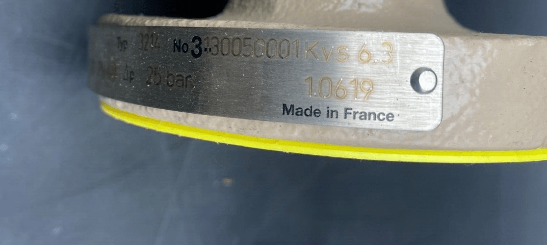 SAMSON 5825 - 10 1061841.03 MODELE 2770 + SAMSON 2814 - 01 DN20 PN40 TYPE 3214 - KLR Automation