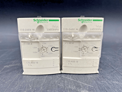 LOT OF 2 SCHNEIDER ELECTRIC LUCC05FU 110 - 240V CONTROL UNIT - KLR Automation