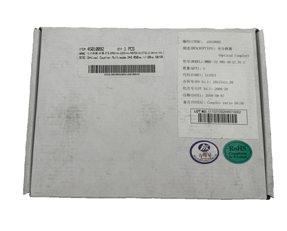 MMBC - 22 - 085 - 50 - LC/PC - C OPTICAL COUPLER MULTIMODE 2*2 850nm 50/50 x2pc - KLR Automation