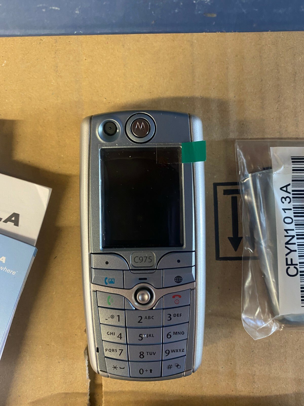 Motorola C975 manque écouteurs, batterie Hs - KLR Automation