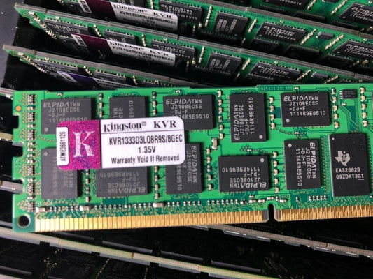 2 x 8GB Kingston KVR1333D3LQ8R9S / 8GEC ValueRAM KVR 16GB PC Server RAM 1,35V - KLR Automation