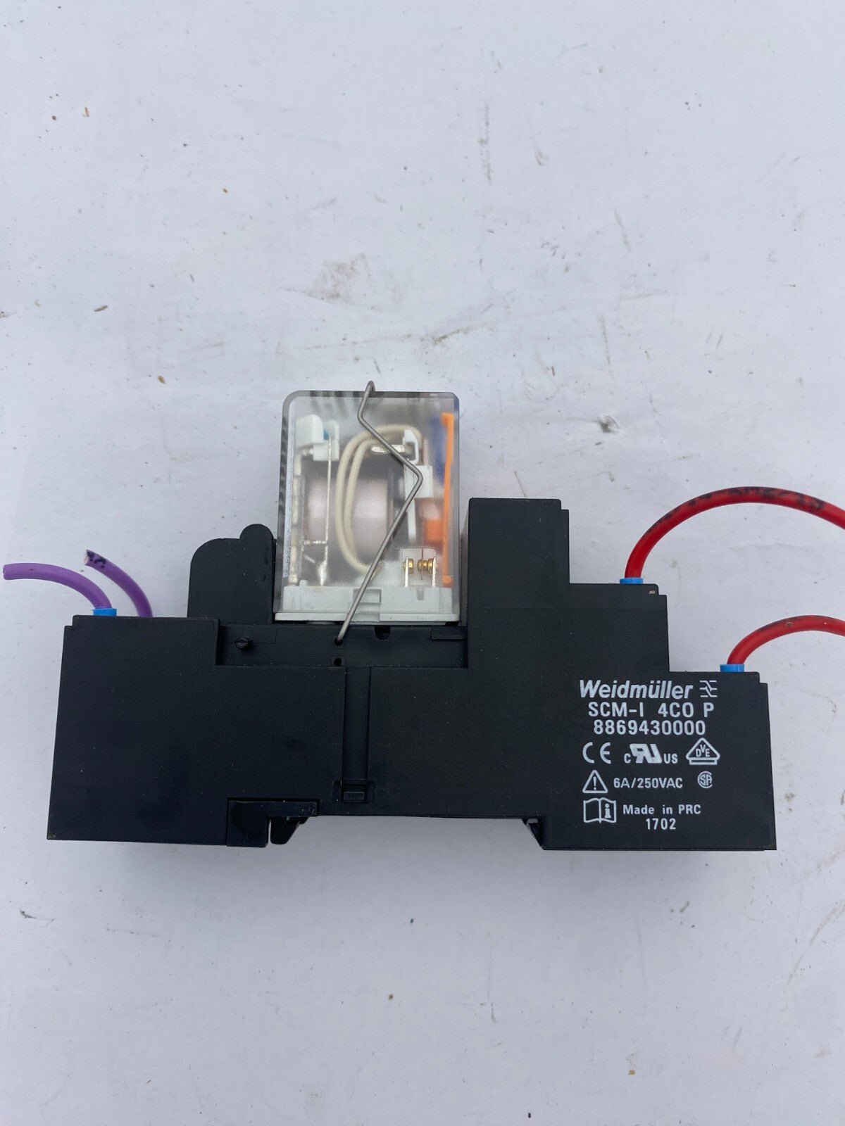1pc x WEIDMULLER SCM - I 4CO P 8869430000 7760056099 110V RELAY - KLR Automation
