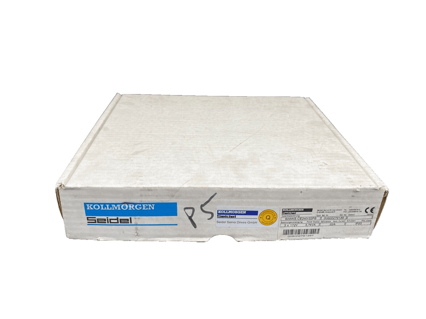 SEIDEL 60WKS - CE240/22PB 3x172V 3.7kVA 22A IP00 NEW IN BOX - KLR Automation