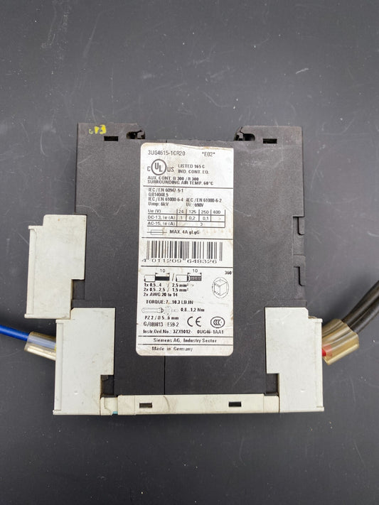 1pc x SIEMENS SIRIUS KA20 3UG4615-1CR20 CIRCUIT BREAKER
