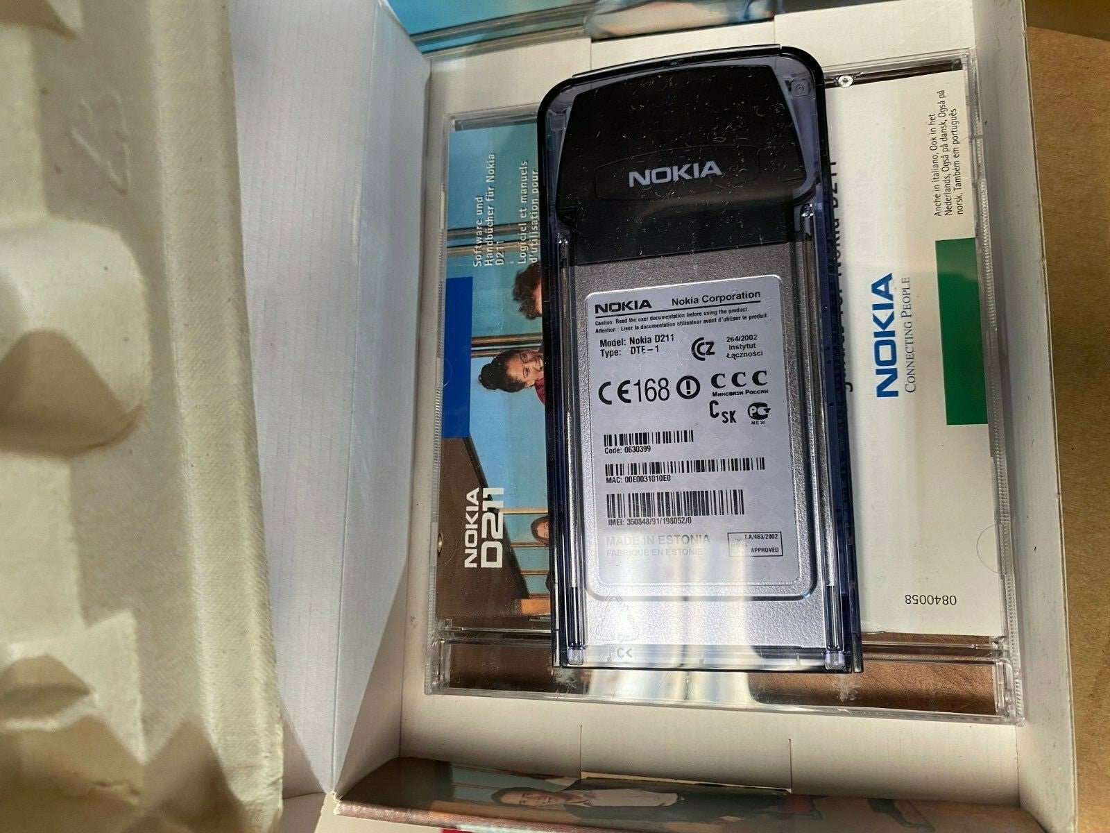 Nokia D211 PCMCIA GSM GPRS WLAN Wireless Lan Card Wi - Fi - KLR Automation