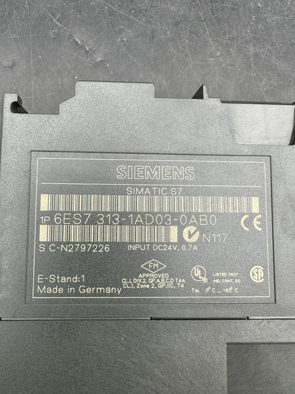 Siemens SIMATIC S7-300 CPU312C 6ES7 312-5BD00-0AB0 6ES7312-5BD00-0AB0