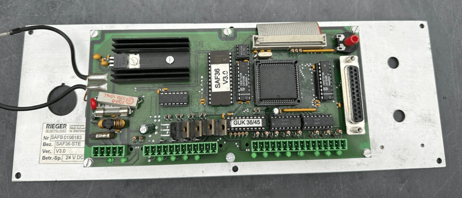 RIEGER ELEKTRONIK SAF36 - STE V3.0 24VDC POUR GUK SAF 36 - KLR Automation