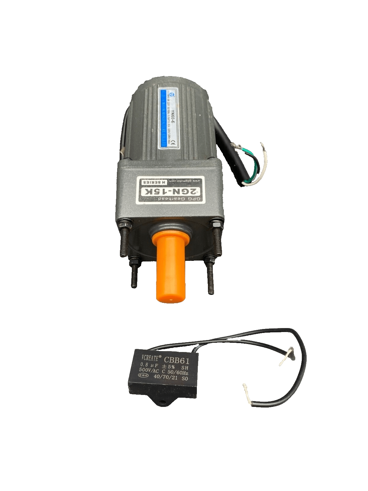 GPG MOTOR 2GN - 15K H SERIES + VTV MOTOR YN60 - 6 - KLR Automation
