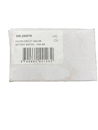 2pc x COUPE CIRCUIT BATTERIE 100A M8 MR.220078
