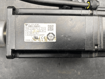 OMRON SGMAV - 06ADA61 550W 200V 3.8A 3PH 1.75 Nm SERVOMOTOR - KLR Automation