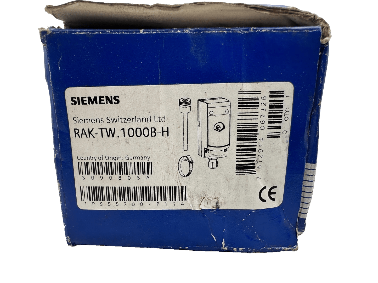 SIEMENS RAK - TW.1000B - H THERMOSTAT NEW OLD STOCK - KLR Automation