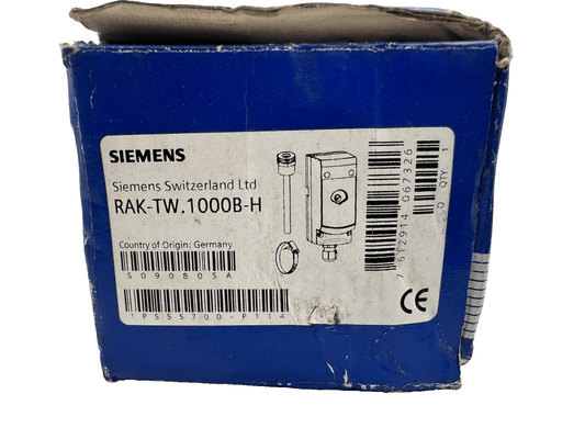 SIEMENS RAK - TW.1000B - H THERMOSTAT NEW OLD STOCK - KLR Automation