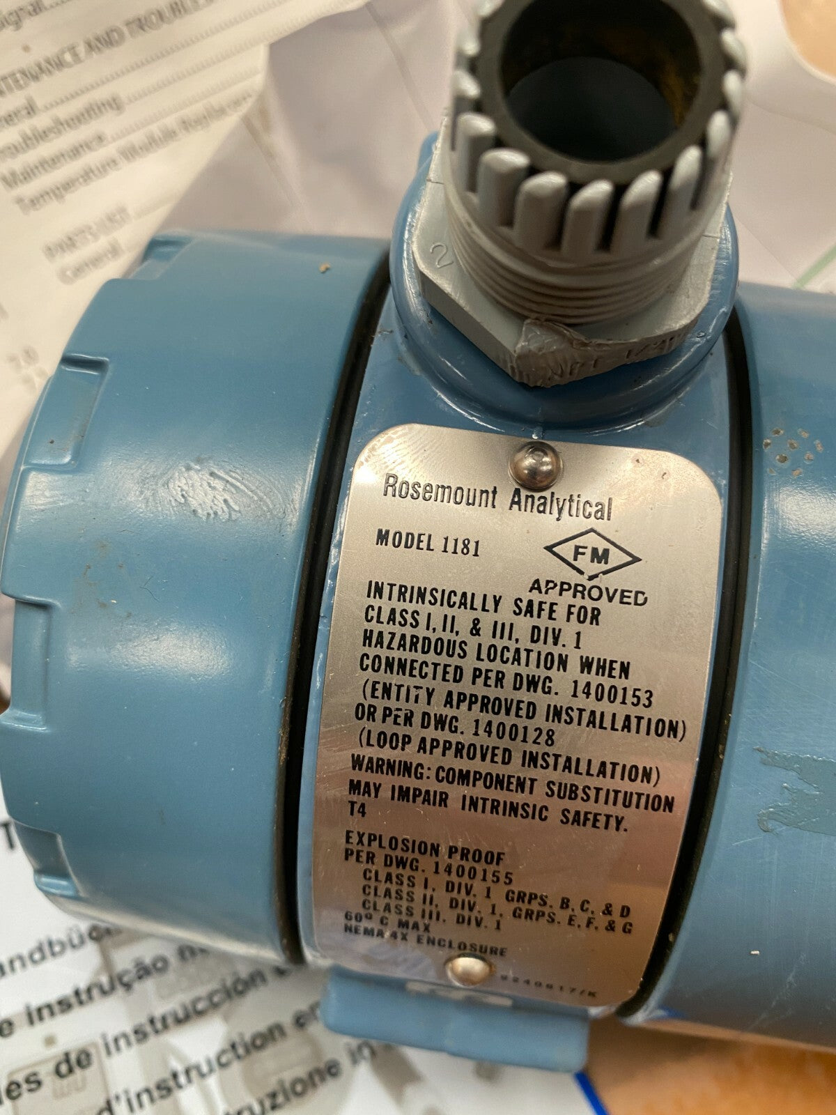 Rosemount 1181C Uniloc 2-Wire Transmitter 1181-C New