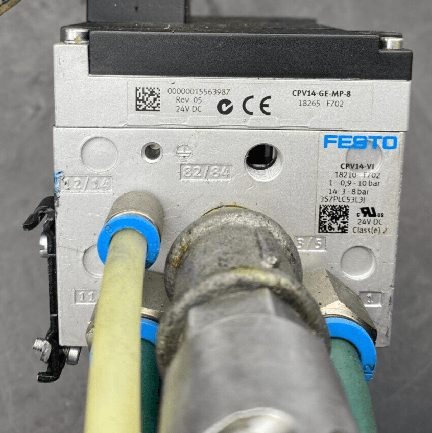 FESTO CPV14 - VI 18210 F702 + CPV14 - GE - MP - 8 18265 F702 PNEUMATIC VALVE x1pc - KLR Automation