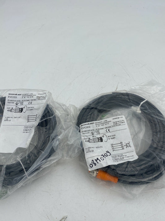 2pc x.    IFM ECOMAT 400 evc003 Capteur direction Connexion Câble 10m