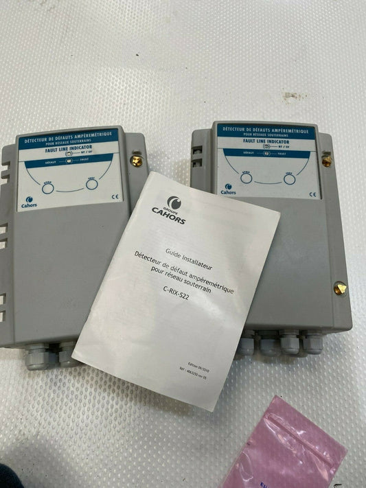 1pc x CAHORS C_RIX S22-632  Detecteur defauts Amperemetrique reseaux souterrains