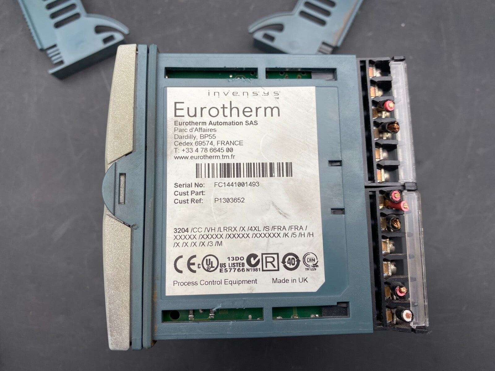 EUROTHERM 3204 3204/CC/VH/LRRX/X/4XL/S/FRA/FRA TEMPERATURE CONTROLLER