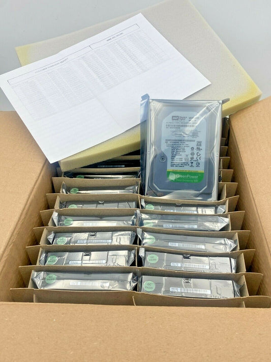 20 x Western Digital Caviar Green 320GB Internal 5400RPM 3.5" WD3200AVVS HDD