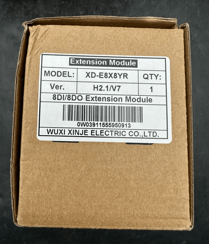 XINJE XD - E8X8YR VER H2.1/V7 8DI/8DO EXTENSION MODULE x1pc - KLR Automation