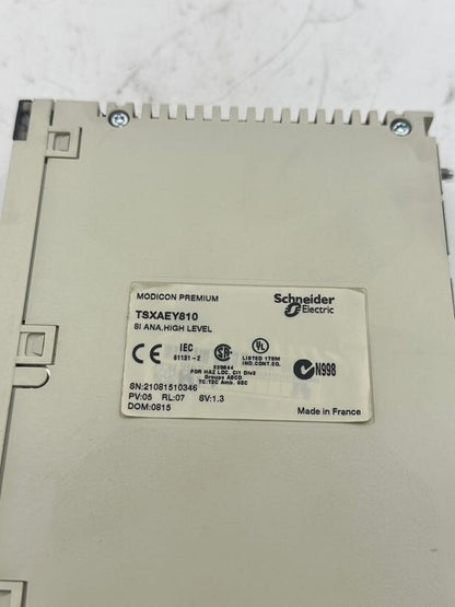1pc x SCHNEIDER ELECTRIC TSXAEY810 8I ANALOG INPUT MODULE