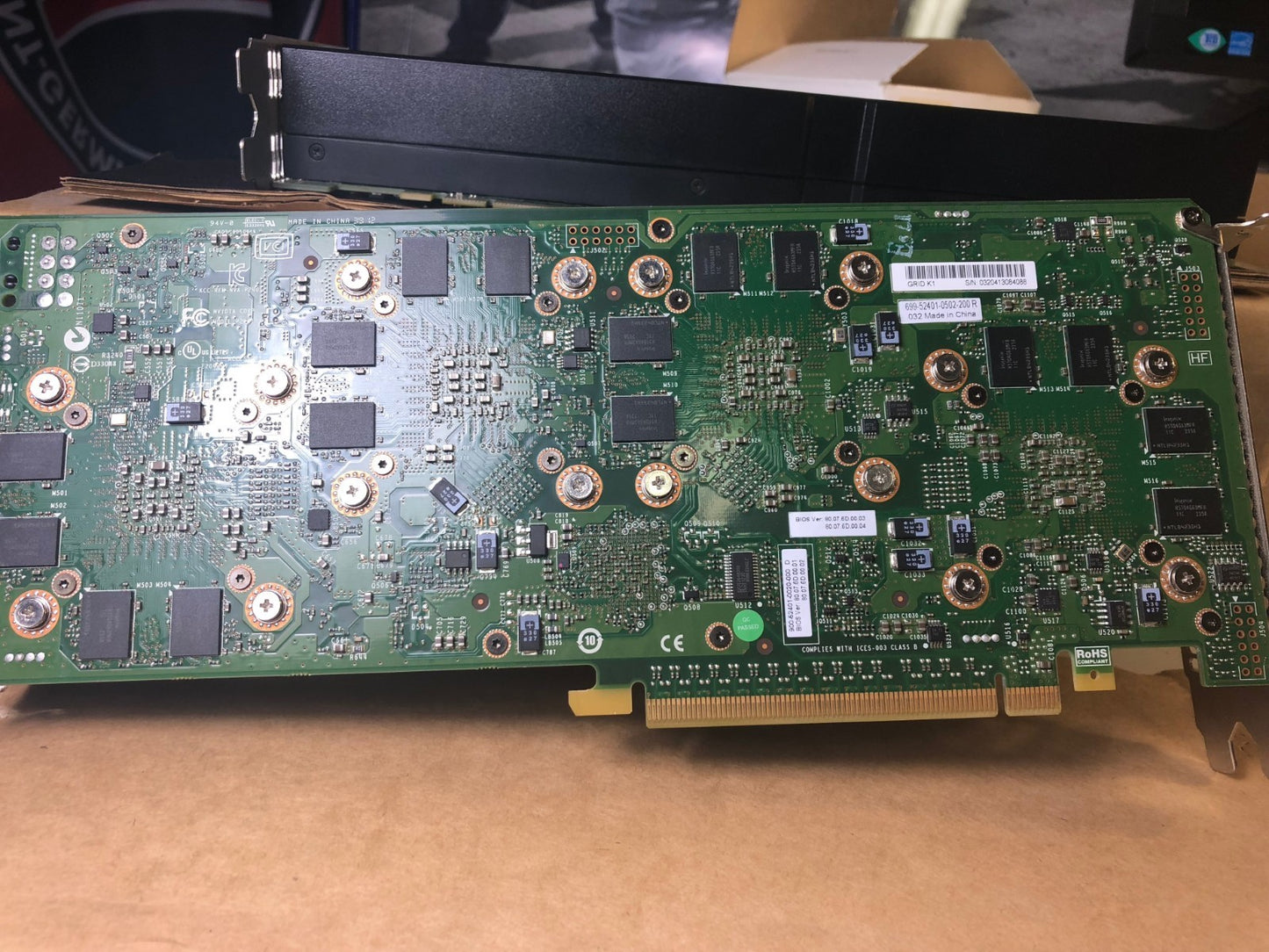 180-12401-1005-A02 HP Nvidia Grid K1 Graphics Processing Unit