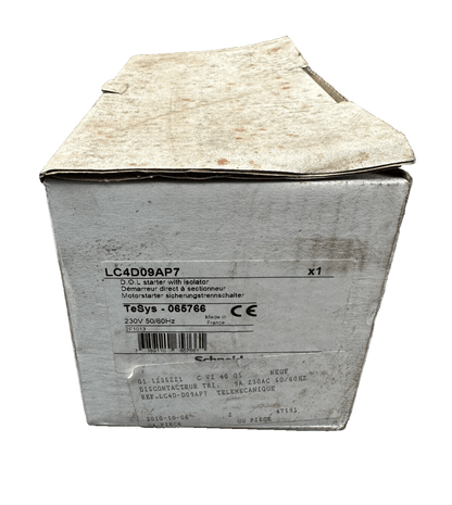 SCHNEIDER ELECTRIC LC4D09AP7 DEMARREUR DIRECT A SELECTIONNEUR TESYS 065766 - KLR Automation