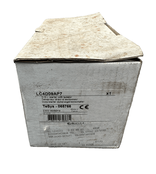 SCHNEIDER ELECTRIC LC4D09AP7 DEMARREUR DIRECT A SELECTIONNEUR TESYS 065766 - KLR Automation