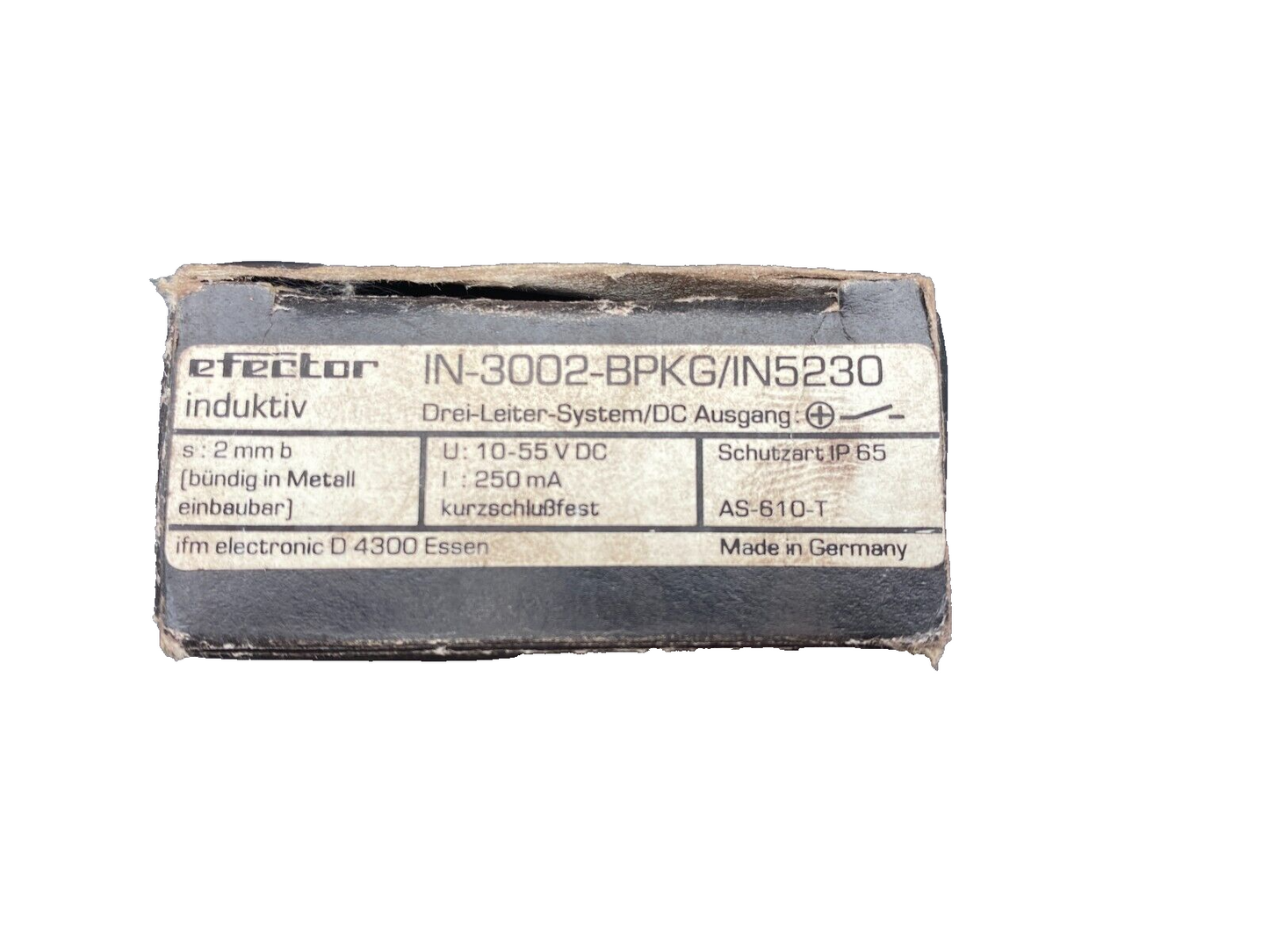 IFM IN-3002-BPKG/IN5230 CAPTEUR INDUCTIF