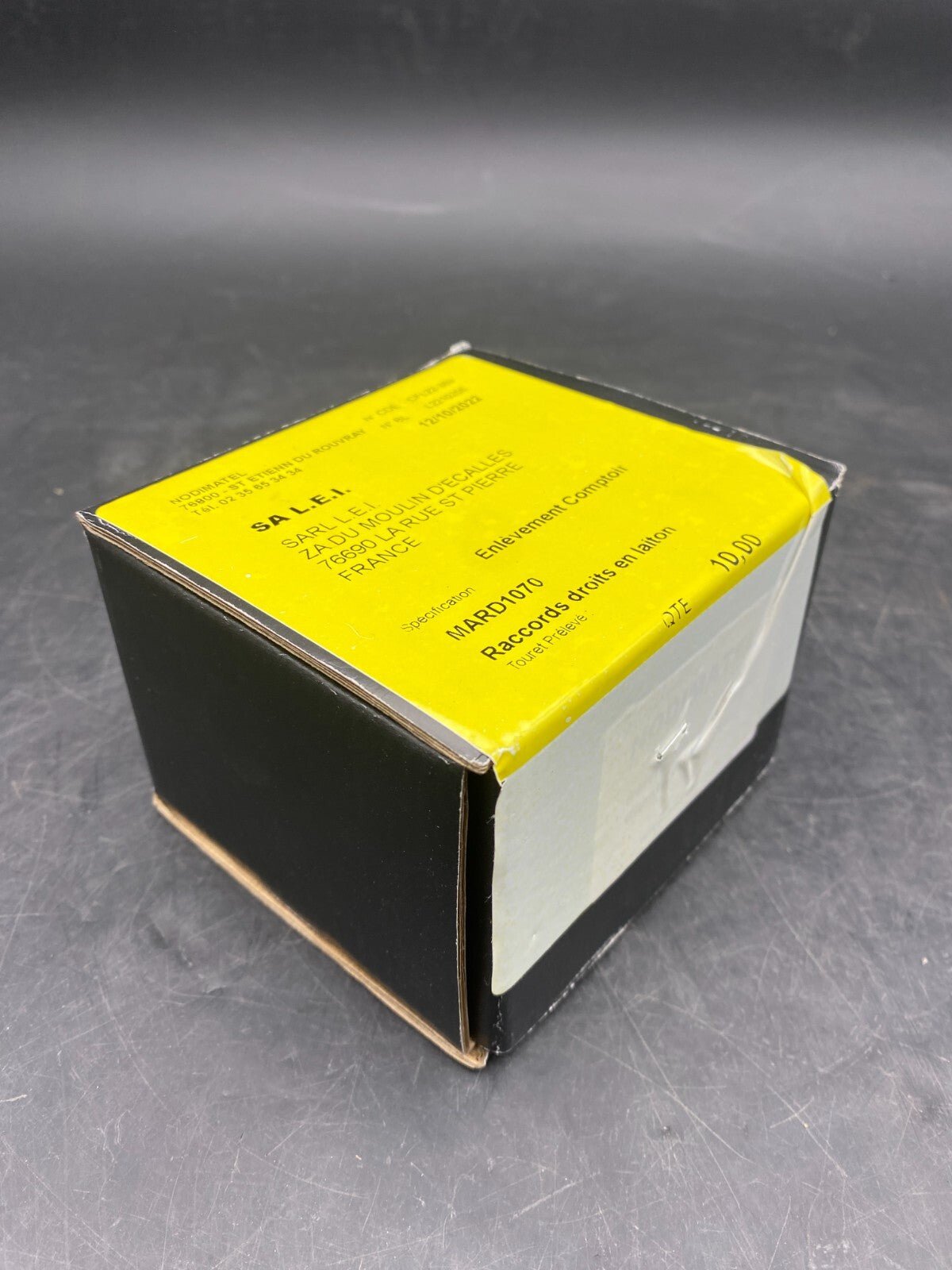 NEW LOT OF 10 NODIMATEL STRAIGHT BRASS FITTING - KLR Automation