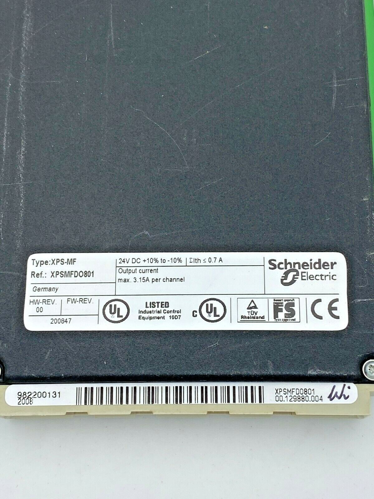 1pc Schneider Electric XPSMF Preventa XPS   XPS-MF  XPSMFDO801 relay output card