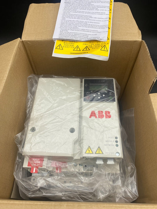 ABB ACS380 - 040S - 17A0 - 4 3AUA0000179989 400/480VAC 7.5kW SW V2.08.0.7 INVERTER - KLR Automation