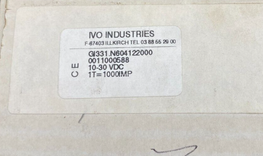 IVO INDUSTRIES GI331.N604122000 10-30 VDC 1T=1000IMP INCREMENTAL ENCODER