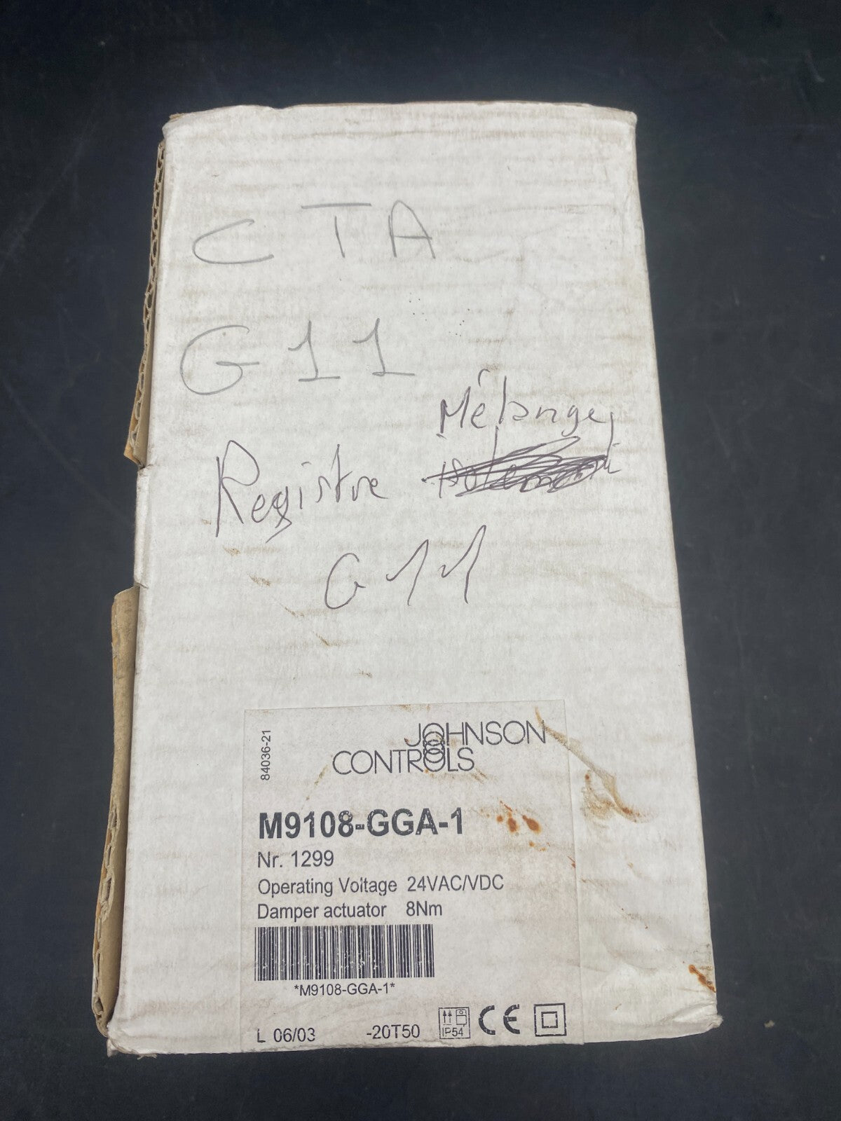 JOHNSON CONTROLS M9108 - GGA - 1 ACTUATORS MODULATING - KLR Automation