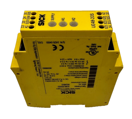 SICK 6024915 UE48 - 20S2D2 SAFETY RELAY - KLR Automation