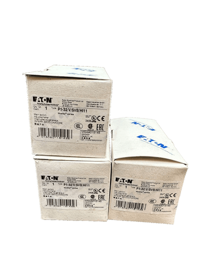 1pc x EATON P1 - 32/V/SVB/HI11 MAIN SWITCH - KLR Automation