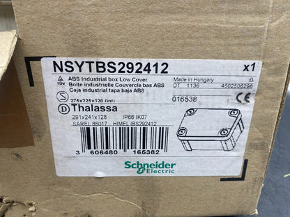 SCHNEIDER ELECTRIC NSYTBS292412 THALASSA 016538 BOITE INDUSTRIELLE COUVERCLE BAS