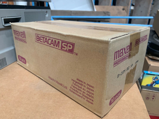 10 pc X Maxell B-20M BQ Betacam SP 24 min. small