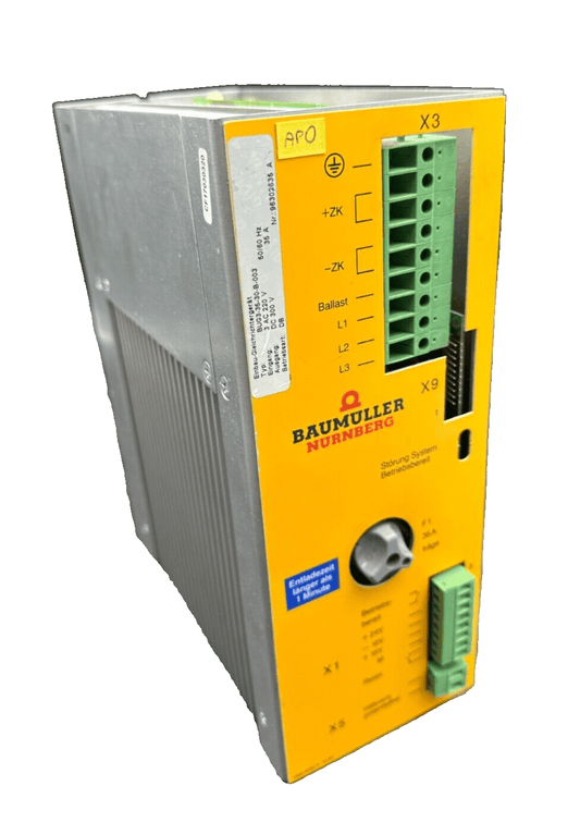 BAUMULLER BUG3 - 35 - 30 - B - 003 3AC 220V SERVO DRIVER - KLR Automation