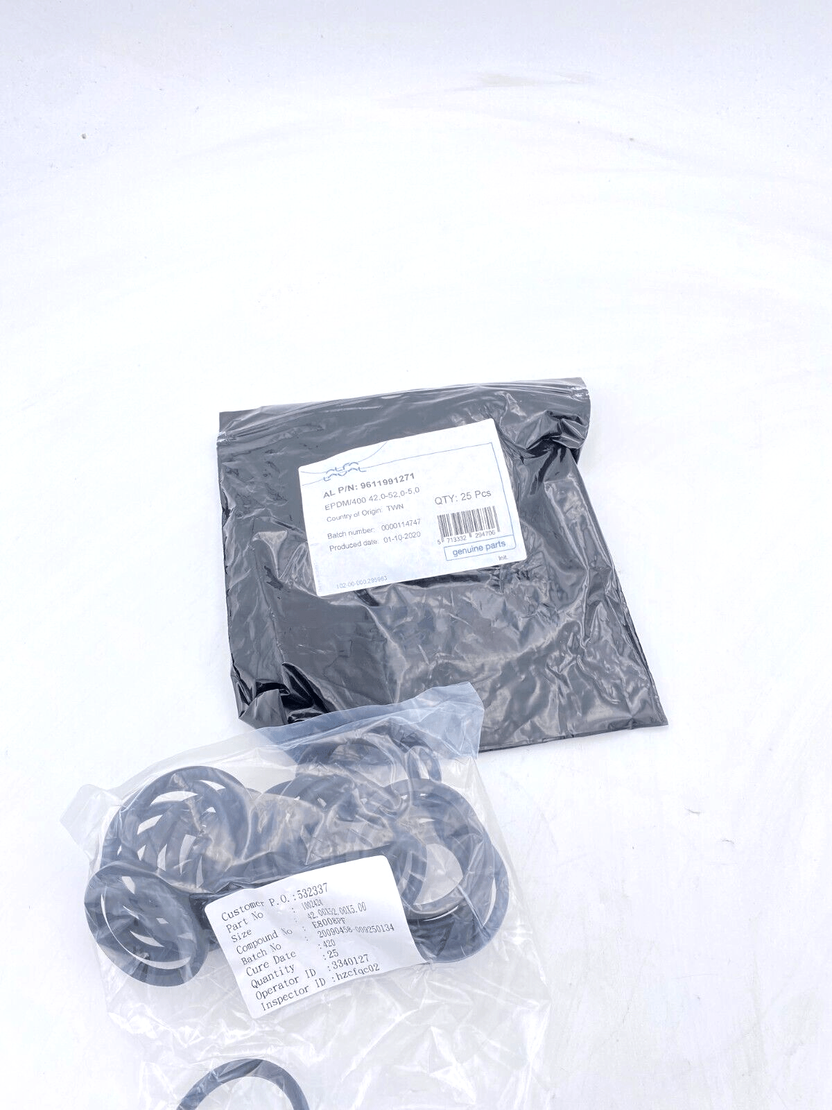 25pc x ALFA LAVAL SERVICE SEAL RING GASKET EPDM 400 9611991271 - KLR Automation